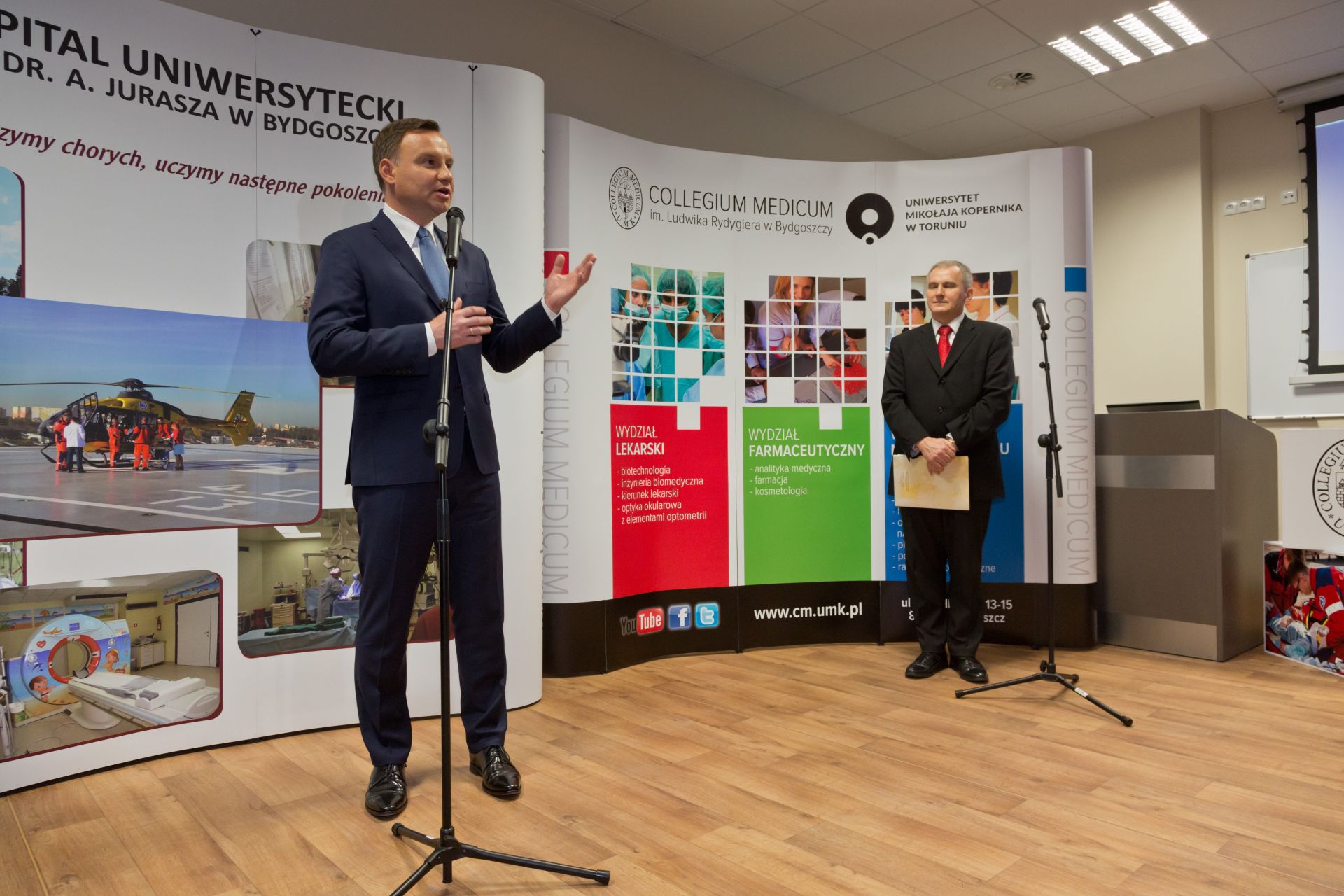 the official opening ceremony of the new hospital facility of the University Hospital no. 1 in Bydgoszcz