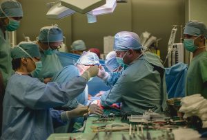 The first liver transplantation surgery in the A. Jurasz University Hospital No. 1 in Bydgoszcz, 27 January 2017, photo: Piotr Myczko