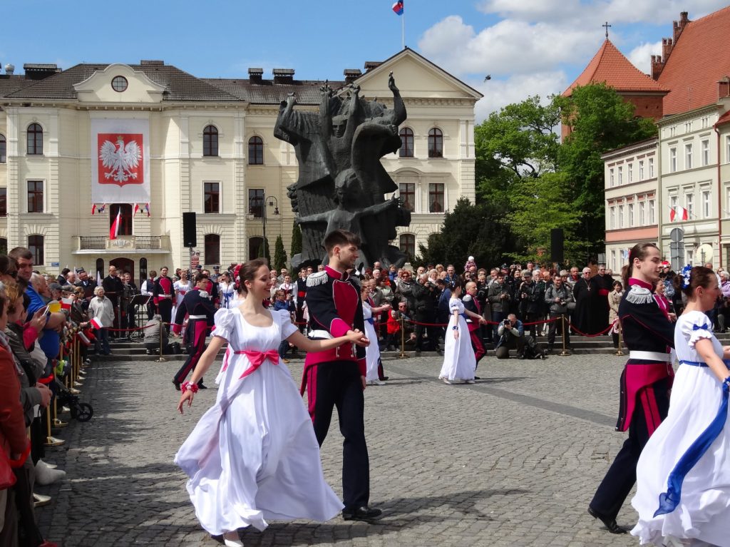 Constitution Day 3 May celebrations in Bydgoszcz Old Town Square