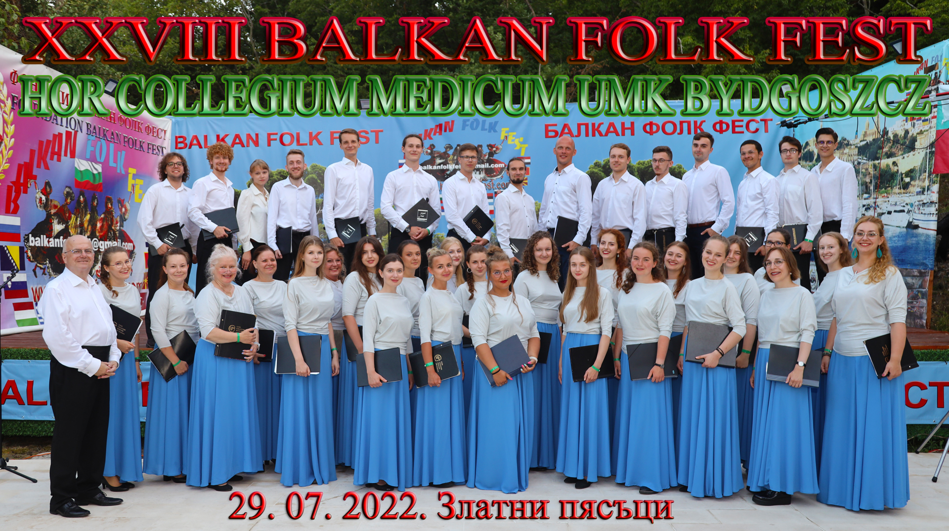 1st award for Collegium Medicum Choir